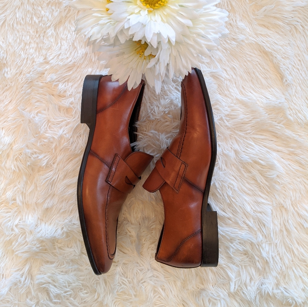 Bruno Magli Men's Calabasas Brown Loafers SZ 8M